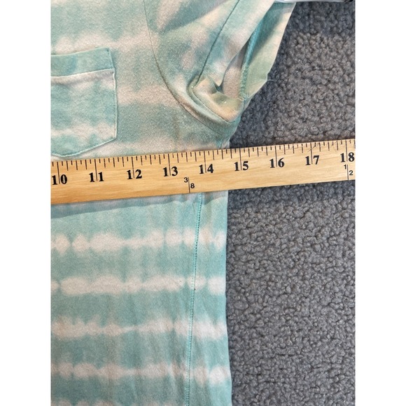 Route 66 Women Top Size Small V Neck Blue and White - Picture 3 of 6